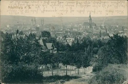 Ansichtskarte Naumburg (Saale) Stadtpartie 1911