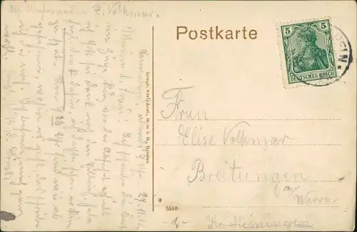 Ansichtskarte Naumburg (Saale) Stadtpartie 1911