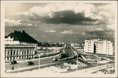 Postcard Warschau Warszawa Trasa W-Z - Stimmungsbild 1955