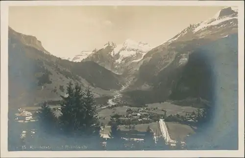 Ansichtskarte Kandersteg Blümlisalp Panorama Ansicht 1930