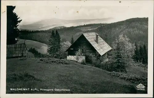 Rettenegg Rettenegg Umlandansicht Waldheimat Alpl,  Roseggershaus 1937