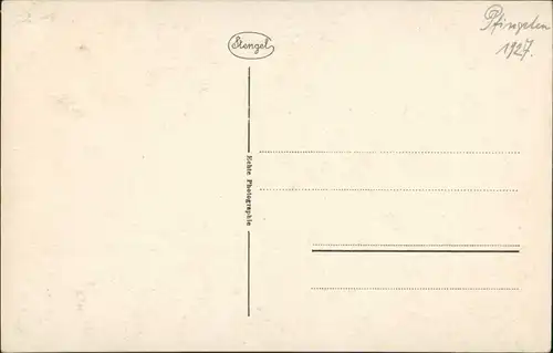 Königstein (Sächsische Schweiz) Panorama-Ansicht Gesamt  Fluss Elbe 1927