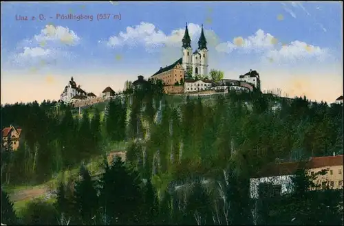 Ansichtskarte Pöstlingberg-Linz Pöstlingberg 1919