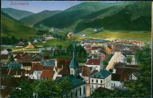 CPA Schirmeck Panorama Ansicht Blick auf die Dormitte 1910