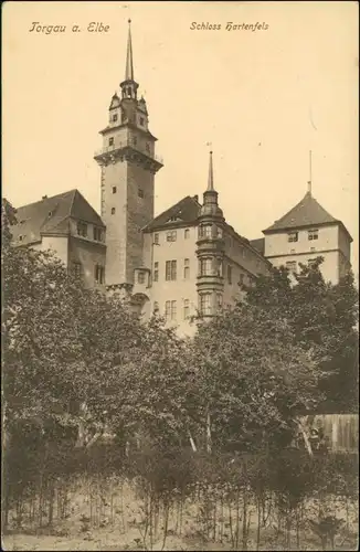 Ansichtskarte Torgau Schloss Hartenfels 1916