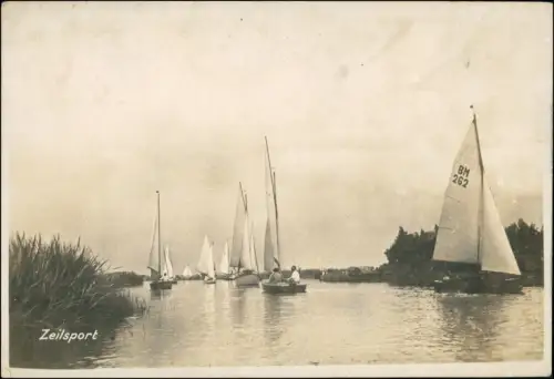 Ansichtskarte  Zeilsport Segelsport Holland 1928