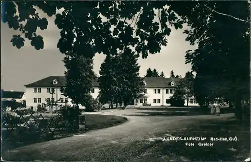 Ansichtskarte Bad Hall Umland-Ansicht Partie am Landes-Kurheim 1962