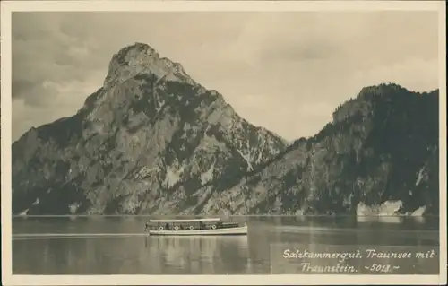 Gmunden (Salzkammergut) Umland-Ansicht Salzkammergut Traunsee Traunstein 1930