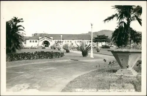 Postcard Santos Aquario Municipal 1935