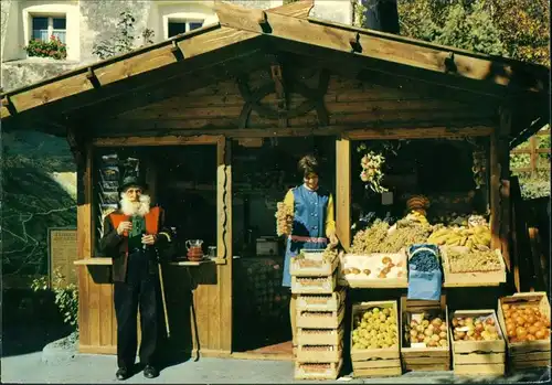 Cartoline Meran Merano Obstkiosk - Tirol b Meran 1978