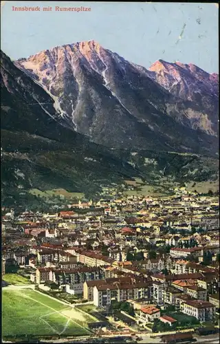 Ansichtskarte Innsbruck Stadtpartie, Bahnanlagen 1913