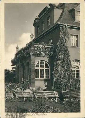 Ansichtskarte Oberschlema-Bad Schlema Erzgebirgischer Hof 1934