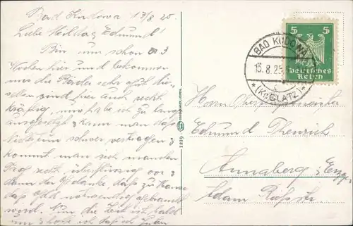 Postcard Karlsberg Karłów Die Heuscheuer - Der Eberkopf 1916