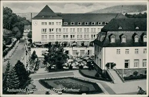 Ansichtskarte Oberschlema-Bad Schlema Kurhotel - Straße 1938