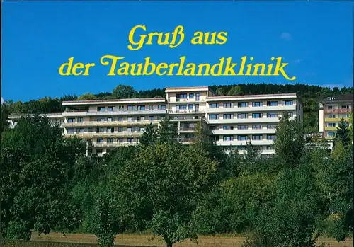 Ansichtskarte Bad Mergentheim Tauberlandklinik 1996