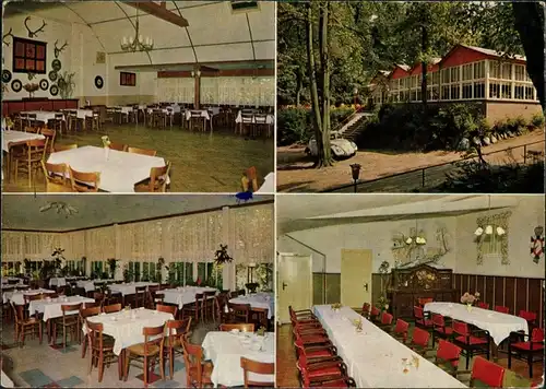 Pötrau-Büchen (b Lauenburg) „, Gaststätte Waldhalle am Steinautal" 4 Bild 1973