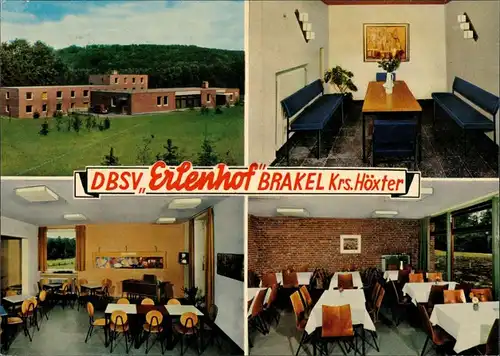Ansichtskarte Brakel 4 Bilkd: DBSV Erlenhof 1968