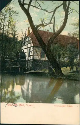 Ansichtskarte Buckow (Märkische Schweiz) Pritzhagener Mühle 1912