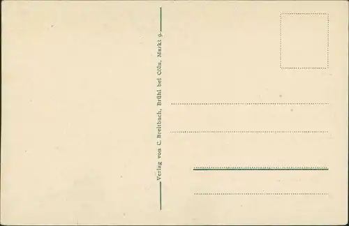 Ansichtskarte Brühl Parkanlage 1922