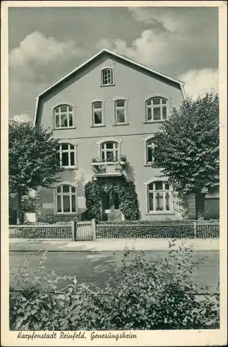 Ansichtskarte Reinfeld (Holstein) Partie am Genesungsheim 1954