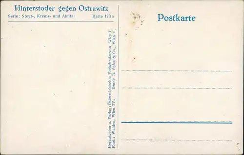 Krems (Donau) AK Serie Steyr-, Krems- und Almtal Hinterstoder gg. Ostrawitz 1925
