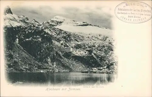 Heiligenblut am Großglockner Hochnarr mit Zirmsee   Österreich 1900
