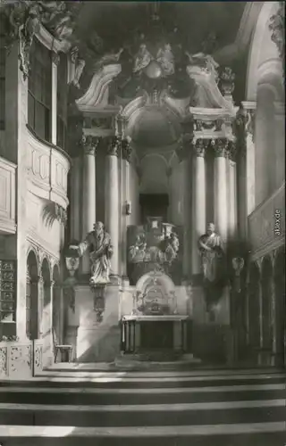 Ansichtskarte Weesenstein (Müglitz) Schloss Weesenstein - Schloßkirche 1977