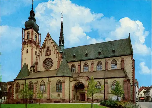 Ansichtskarte Tauberbischofsheim Kath. Stadtkirche St. Martin 1985