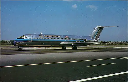Ansichtskarte  Flugzeug EASTERN AIRLINES McDonnell Douglas DC-9-31 1990
