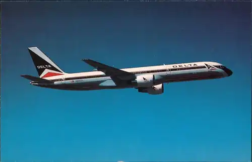 Ansichtskarte  Flugzeug DELTA AIR LINES Boeing 757-232 1990