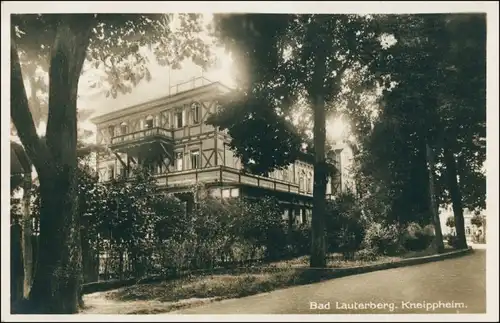 Foto Bad Lauterberg im Harz Kneippkurheim 1928 Privatfoto