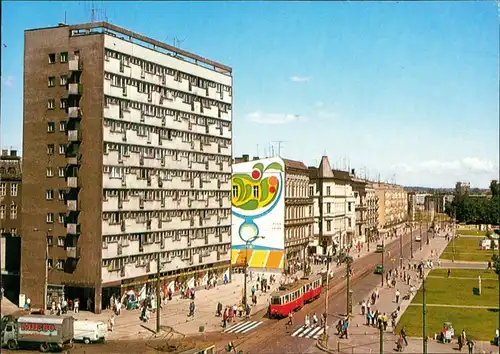 Postcard Stettin Szczecin Aleja Wyzwolenia 1978