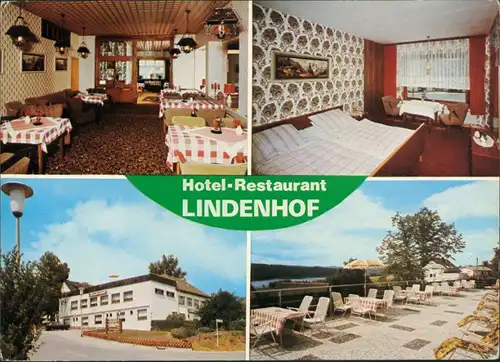 Ansichtskarte Sundern (Sauerland) Hotel Restaurant Lindenhof 3 Bild 1980