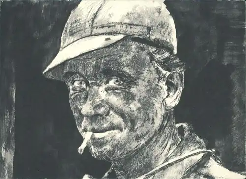 Ansichtskarte  Werbung Aral . Das Ruhrgebiet Der Kumpel holt die Kohle 1980