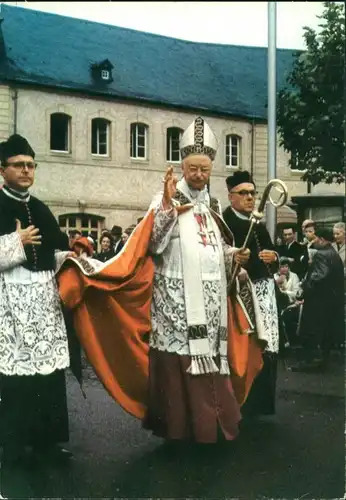 Postcard Echternach Monseigneur l'Evêque de Luxembourg 1976