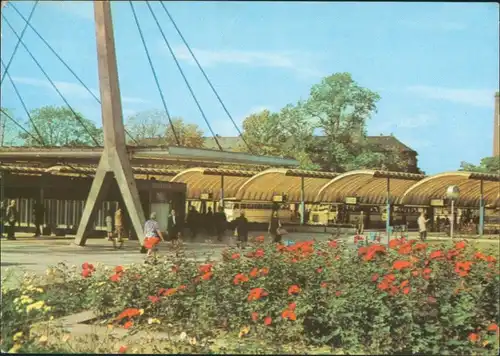 Ansichtskarte Zentrum-Chemnitz Omnibusbahnhof 1973