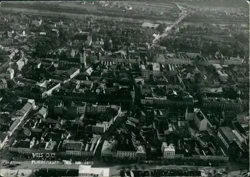 Ansichtskarte Wels (Oberösterreich) Luftbild 1940