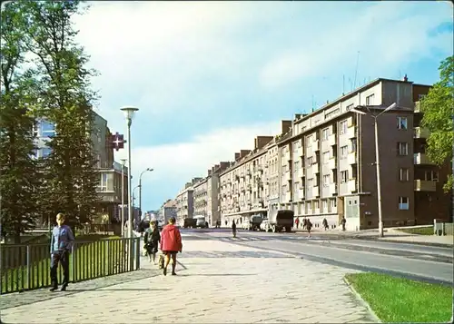 Postcard Köslin Koszalin Ulica Zwycięstwa 1972