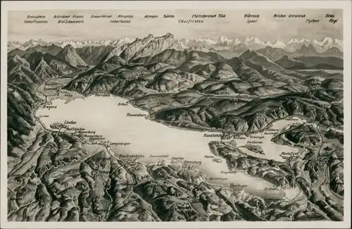 Ansichtskarte Meersburg Bodensee - Städte 1930