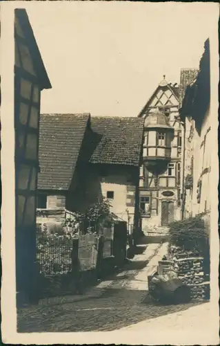 Heidelberg Verwinkelte Gasse, Wohnhäuser, Echtfoto-AK Verlag A 1925