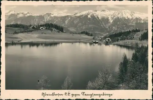 Ansichtskarte Windischgarsten Partie am See 1935