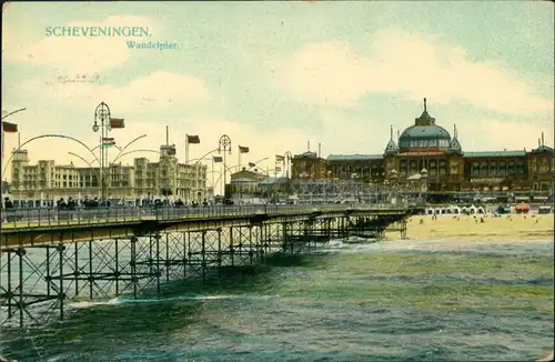 Scheveningen-Den Haag Den Haag Scheveningen Pier Wandelpier color 1911