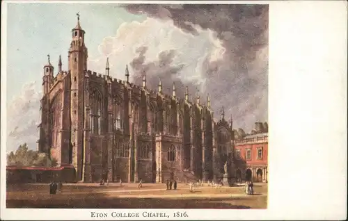 Postcard Eton ETON COLLEGE CHAPEL Great Britain Postcard 1950