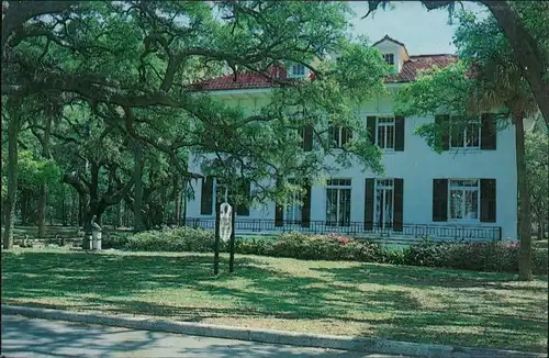 Postcard Jekyll Island GOODYEAR COTTAGE Garden Club 1975