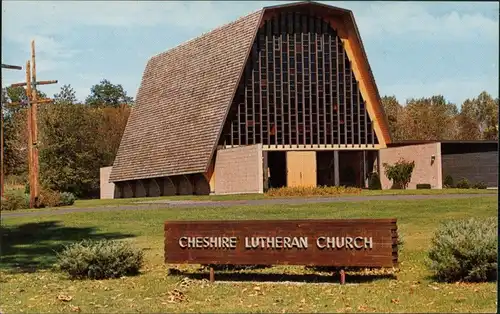 Cheshire CHESHIRE LUTHERAN CHURCH/Partie an der Luther Kirche 1970