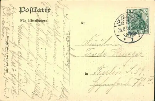 Heidelberg Heidelberger Schloss nach Stich von F. Foltz (Darmstadt) 1907