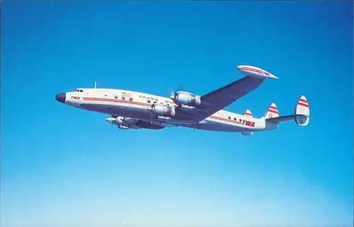 Propellerflugzeug TRANS WORLD AIRLINES Lockheed 1049G Constellation 1990