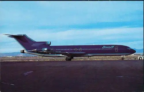 Ansichtskarte  Flugzeug BRANIFF INTERNATIONAL Boeing 727-227 1990