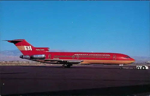 Ansichtskarte  Flugzeug BRANIFF INTERNATIONAL Boeing 727-227 1988