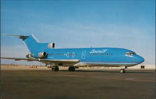 Ansichtskarte  Flugzeug BRANIFF INTERNATIONAL Boeing 727-27 1988